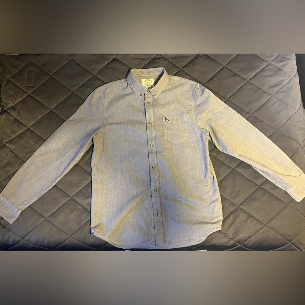 Vans Casual Grey Button Down